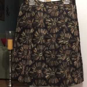Talbots Petite Size 4 Fireworks Skirt